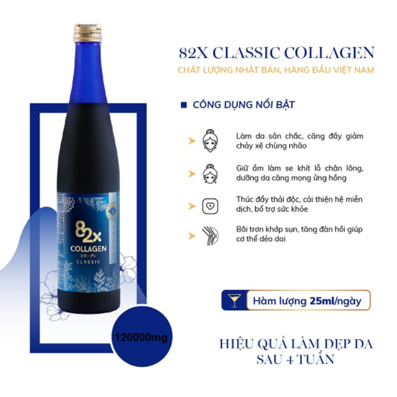 Nước Uống Collagen 82x Classic Nhật Bản 500ml