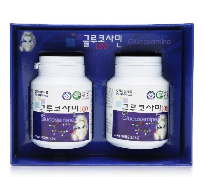 Viên bổ xương khớp Glucosamin Apgold 100 Hàn Quốc (Hộp 2 lọ x 90 viên)