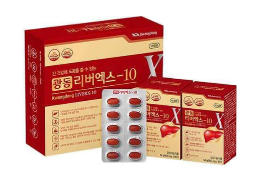 Viên Uống Bổ Gan Kwangdong LiverX-10 Hàn Quốc Hộp 120 Viên