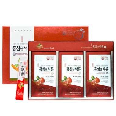 Nước hồng sâm lựu collagen Deadong hộp 30 gói