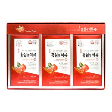 Nước hồng sâm lựu collagen Deadong hộp 30 gói