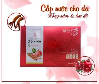 Nước hồng sâm lựu collagen Deadong hộp 30 gói