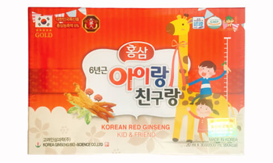 Nước hồng sâm hươu cao cổ cho trẻ Bio Hàn Quốc